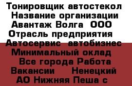 Тонировщик автостекол › Название организации ­ Авантаж-Волга, ООО › Отрасль предприятия ­ Автосервис, автобизнес › Минимальный оклад ­ 1 - Все города Работа » Вакансии   . Ненецкий АО,Нижняя Пеша с.